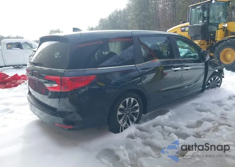 2023 Honda Odyssey Ex-L from USA, damaged, VIN 5FNRL6H63PB076625